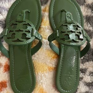 Dark green Tory Burch Sandals - Worn once